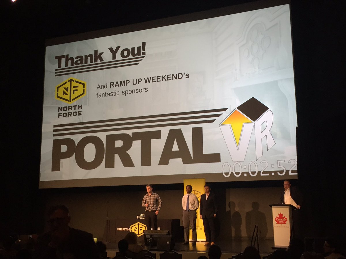 HuskFilms's tweet photo. Congrats @Portalvrtours on having a quick to market idea that will grow with a new industry medium.  #RUW10 https://t.co/9hAqrcCoZf