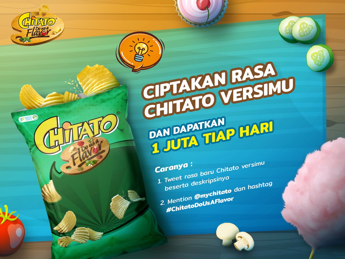 Friendchips! Mau rasa baru yang kamu bikin diproduksi &amp; dijual di pasaran? Yuk, ikutan #ChitatoDoUsAFlavor! Info bit.ly/chitatodousafl…