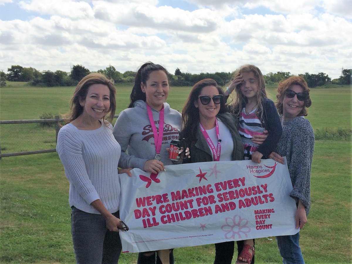 Loved watching @LHudsonxx charity wingwalk for <a href="/HavensHospices/">Havens Hospices</a> in memory of Dad/Grandad. Brave girls! Brilliant day.