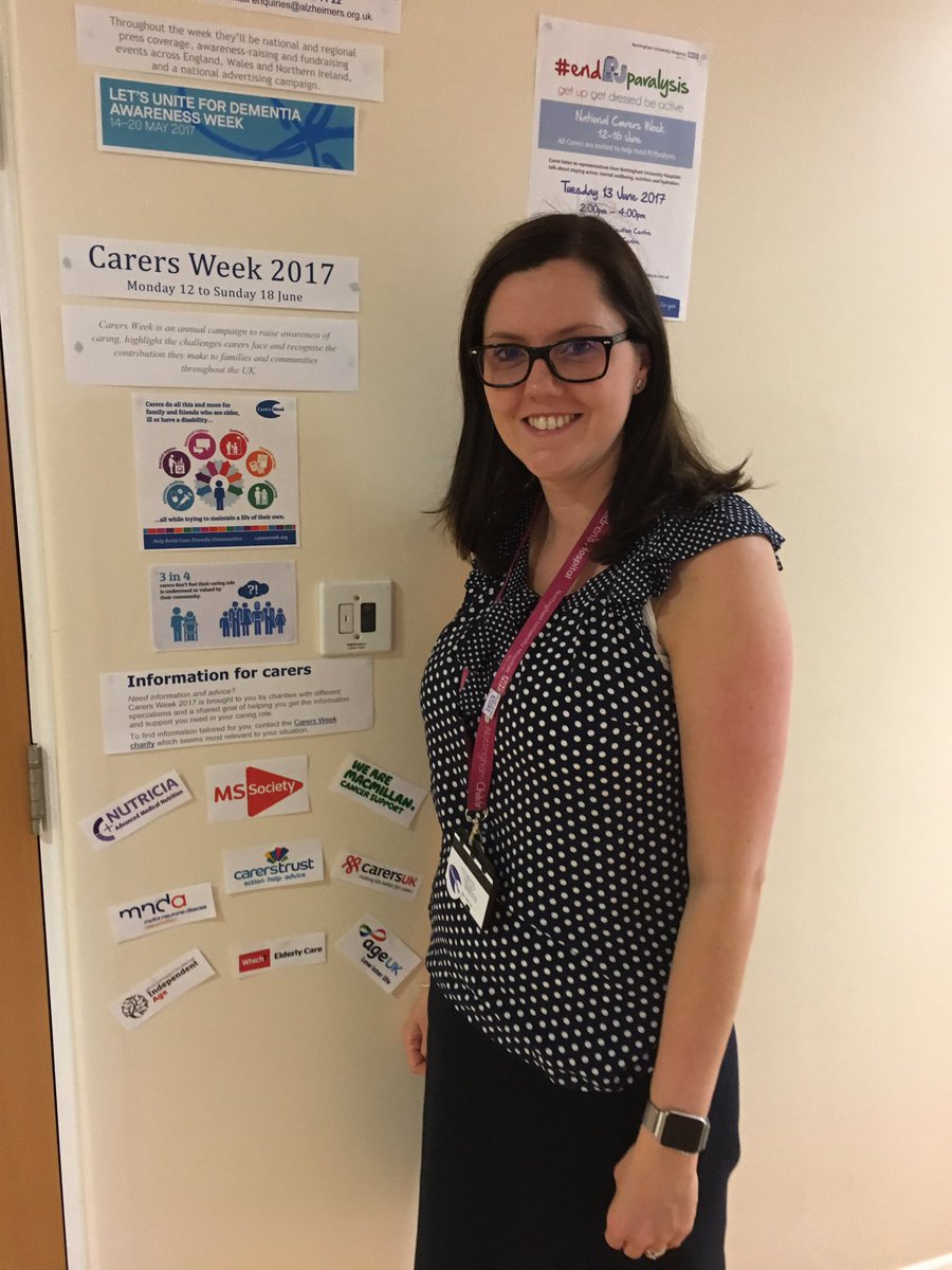 Great #raising awareness &amp; helping build carer friendly community by strategy team@lj_gibbons <a href="/Sameedha2/">Sameedha R-M</a> <a href="/nottmhospitals/">Nottingham University Hospitals</a> <a href="/carersweek/">Carers Week</a>