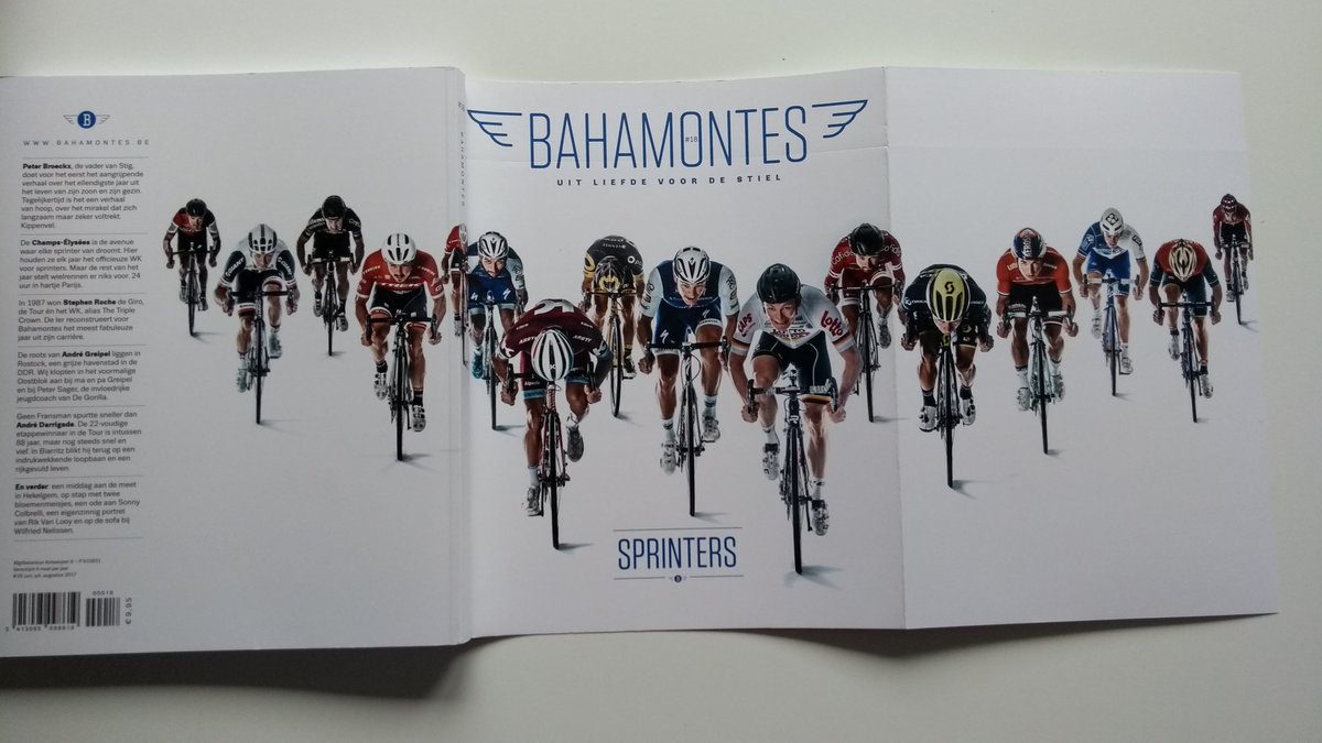 HugoPieters1's tweet photo. Oups. The new @BahamontesMag 🇧🇪 pay tribute to #sprinters of #cycling. But where can we find @MarkCavendish 🇬🇧 @TeamDiData #Cav #ManxExpress https://t.co/DLfaNMVO3N