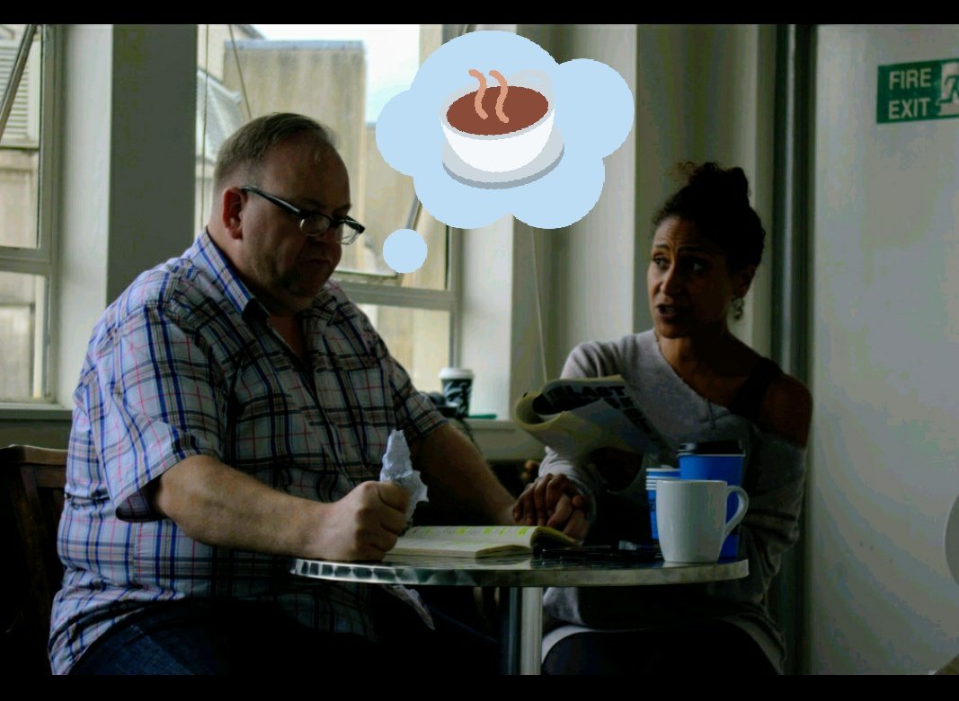 The Last Days of JI (@thelastdaysofji) on Twitter photo Rule #1. Never get in the way of <a href="/Cliffordhume/">Clifford Hume</a> and his morning coffee. Especially on a #MondayMorning . #edfringe #edfringe2017 Rule #1. Never get in the way of <a href="/Cliffordhume/">Clifford Hume</a> and his morning coffee. Especially on a #MondayMorning . #edfringe #edfringe2017