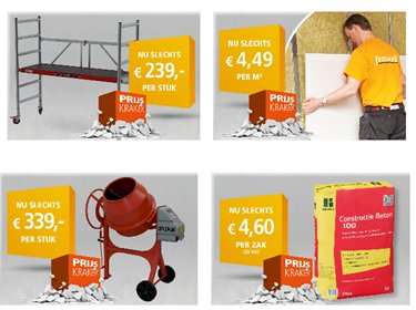 greep uit de prijskrakers actie-folder juni: slimme, vakkundige, robuuste, compacte en unieke producten (ver)bouwen met BMN #doenwe!