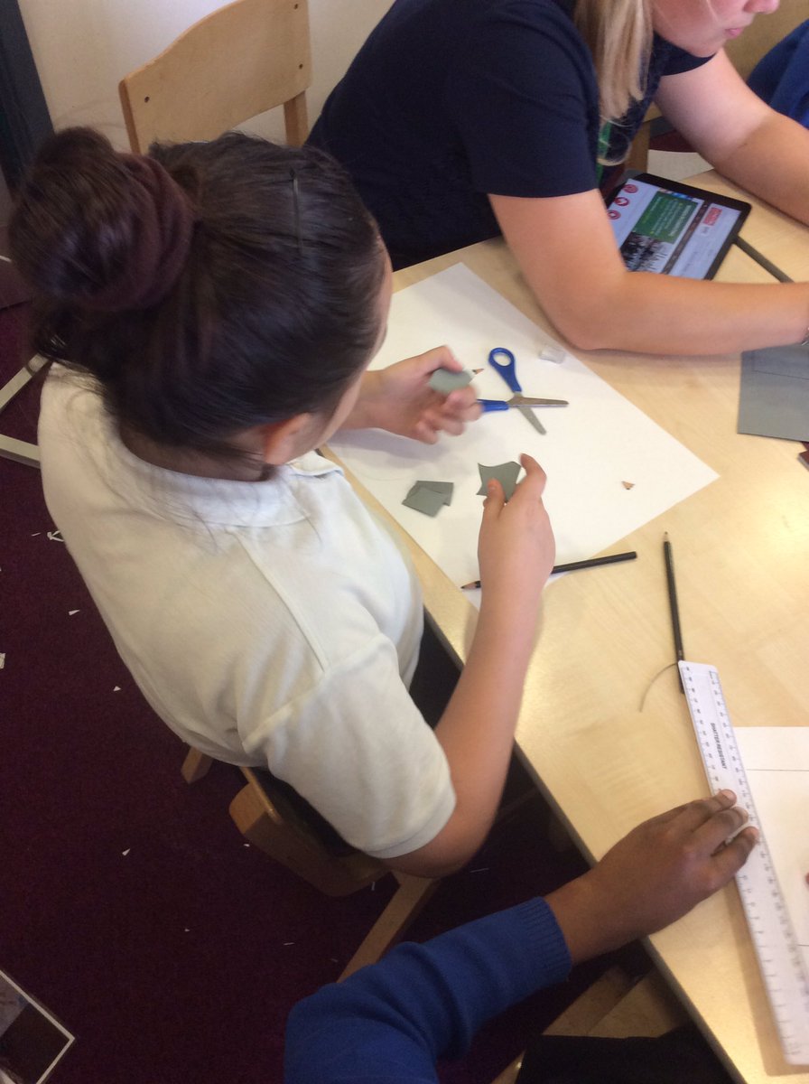 We created tessellating patterns in maths. We enjoyed linking our maths outcomes to art.