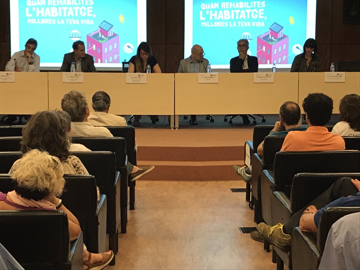 COACatalunya's tweet image. 👉 @bcn_ajuntament presenta al COAC els ajuts específics a la #rehabilitació d&apos;edificis i interiors d&apos;habitatge per a l&apos;estalvi energètic