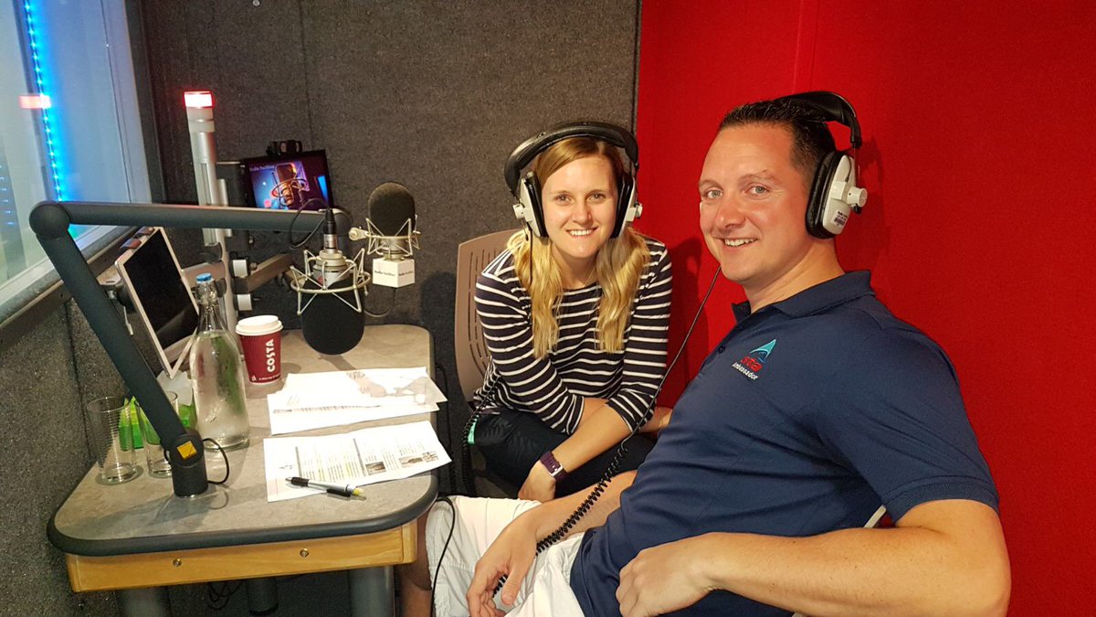Busy morning in the studio with Kayle &amp; Mike from <a href="/STA_HQ/">STA</a> as new study reveals a third of UK children are unable to swim