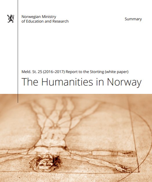 Equipproject's tweet photo. The Norwegian Government launched its first white paper on #Humanities in #Norway recently &amp; is currently being debated in Parliament (1/2) https://t.co/fjZLh8bgqO