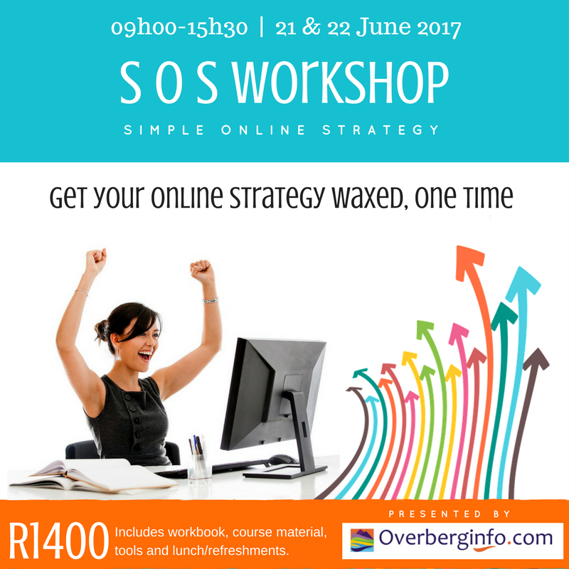 overberginfo's tweet photo. Feeling overwhelmed by marketing online? Attend our workshop and get a grip! #Swellendam - 21/22 June 2017. https://t.co/RZGzWGRgTk https://t.co/7A9P1swPO3