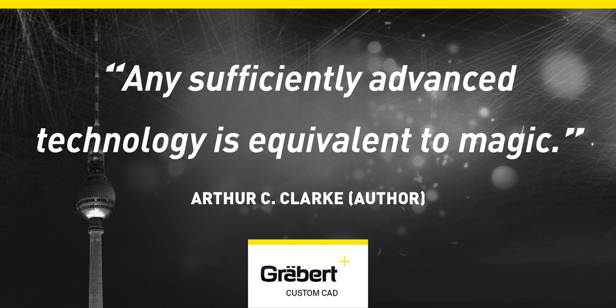 graebertcad's tweet image. The magic of technology  #MotivationalMonday #ARESCommander #CAD