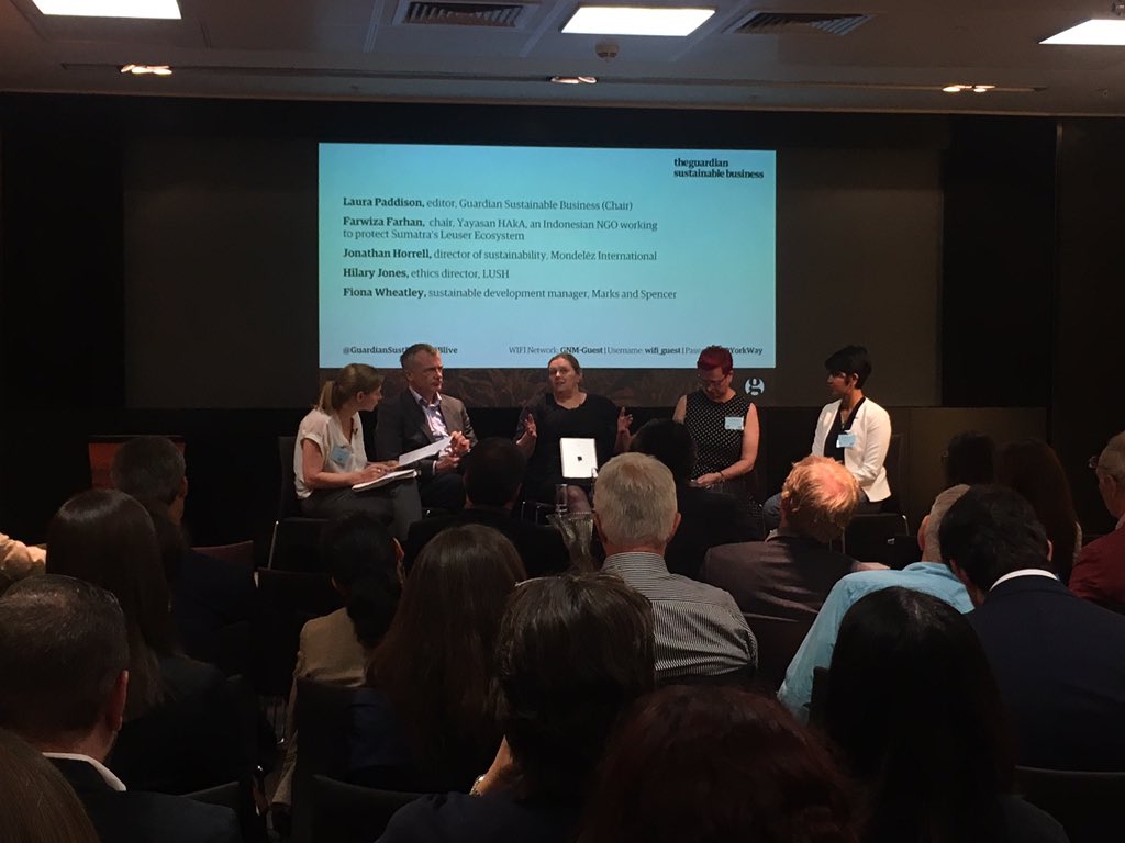 RSPOtweets's tweet photo. .@HorrellJonathan "We need to get smarter at including smallholders" @MDLZ #GSBLive #EURT2017 #sustainable #palmoil https://t.co/KzydpWaLZE