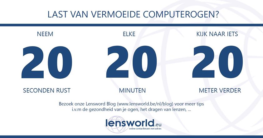 LensworldShop's tweet photo. Heb je tijdens het studeren ook last van drogen of geïrriteerde ogen? Vergeet je ogen geen rust te geven. https://t.co/uOnpETUqH3