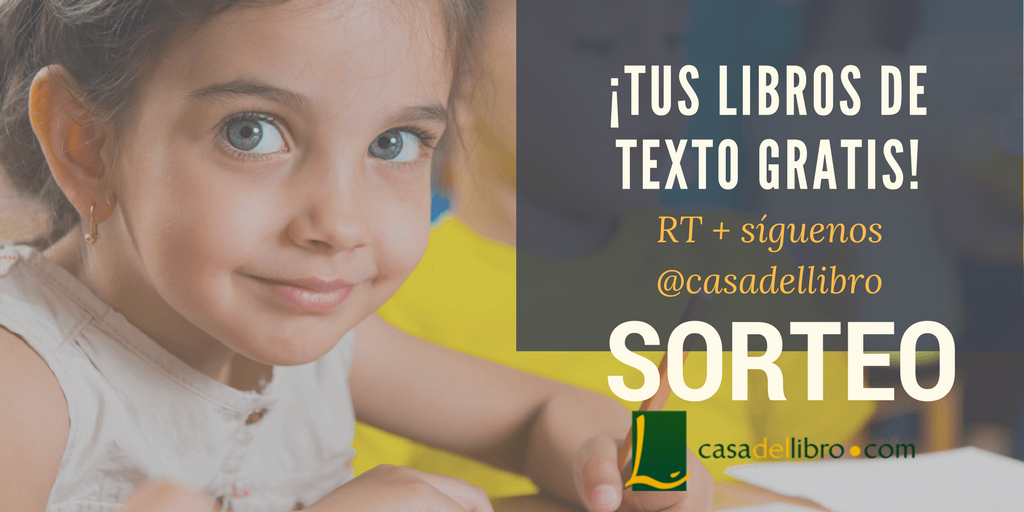 casadellibro's tweet photo. 🙌 ¡NUEVO SORTEO! ¡TUS LIBROS DE TEXTO GRATIS! TIENES SOLO 7 DÍAS PARA PARTICIPAR. RT y síguenos. 
Bases: https://t.co/24WjV8hbun https://t.co/hzo09gGU5k