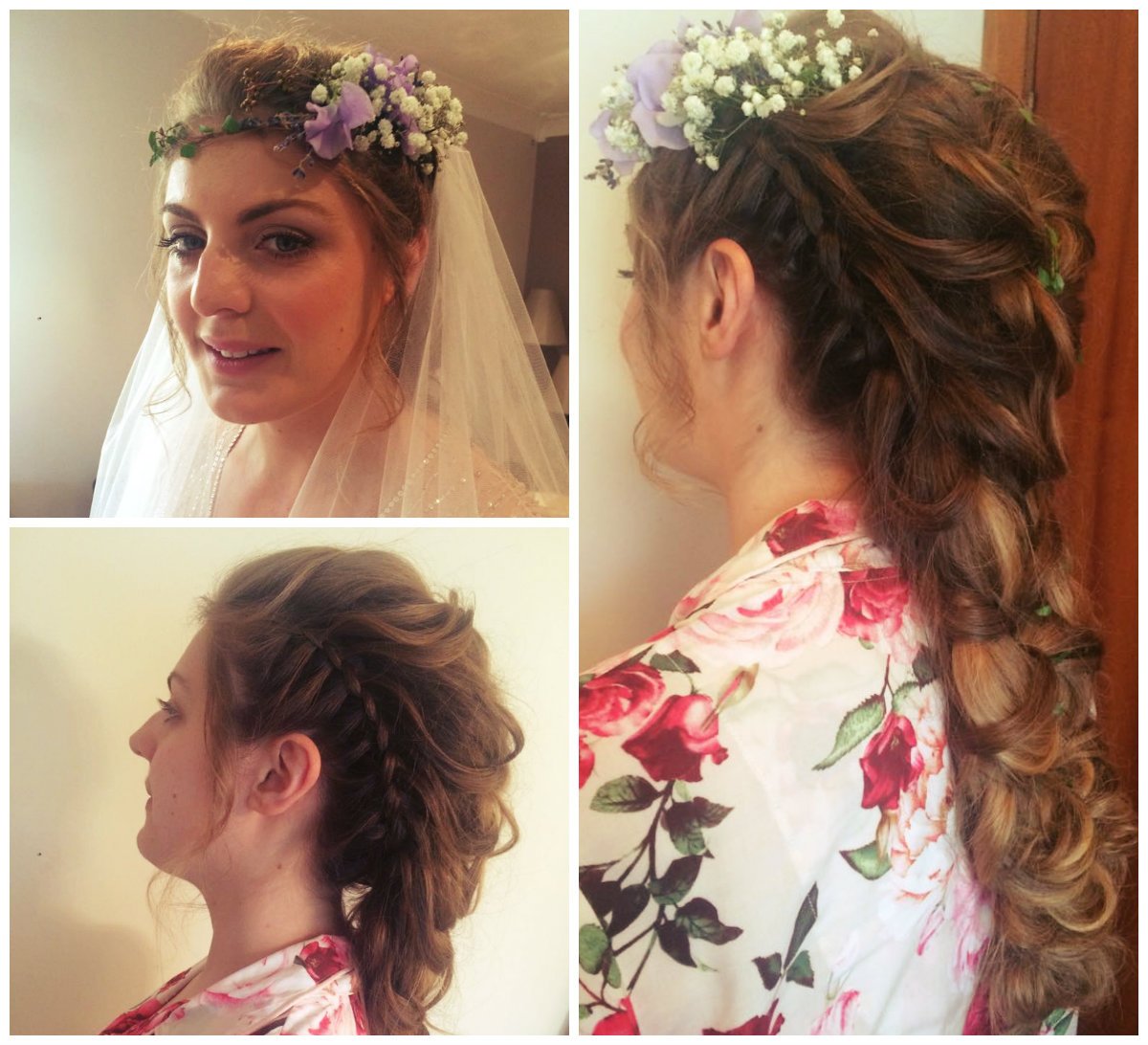 VickiLordHair's tweet photo. A softened braided mohawk on one of my lovely #brides 😊 #bridalhair #braidedmohawk @BalmainHairUK @BatisteHair @gloriousbrands https://t.co/j9KBCKoVaZ