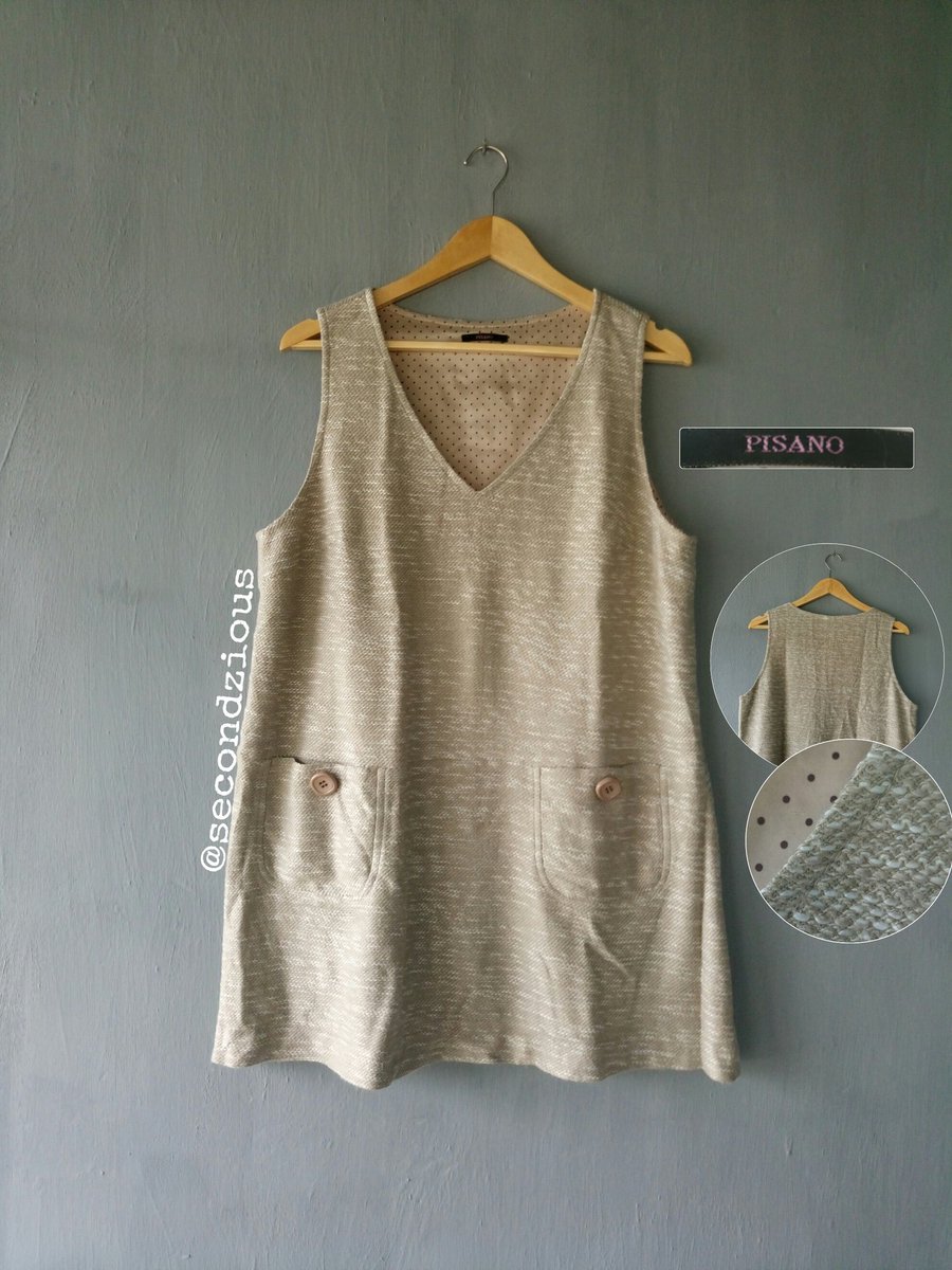 secondzious's tweet image. Pisano Dress
P 83 LD 108 UK L |Prc 75K
Info &amp;amp; Detail =&amp;gt; line.me/ti/p/~secondzi…