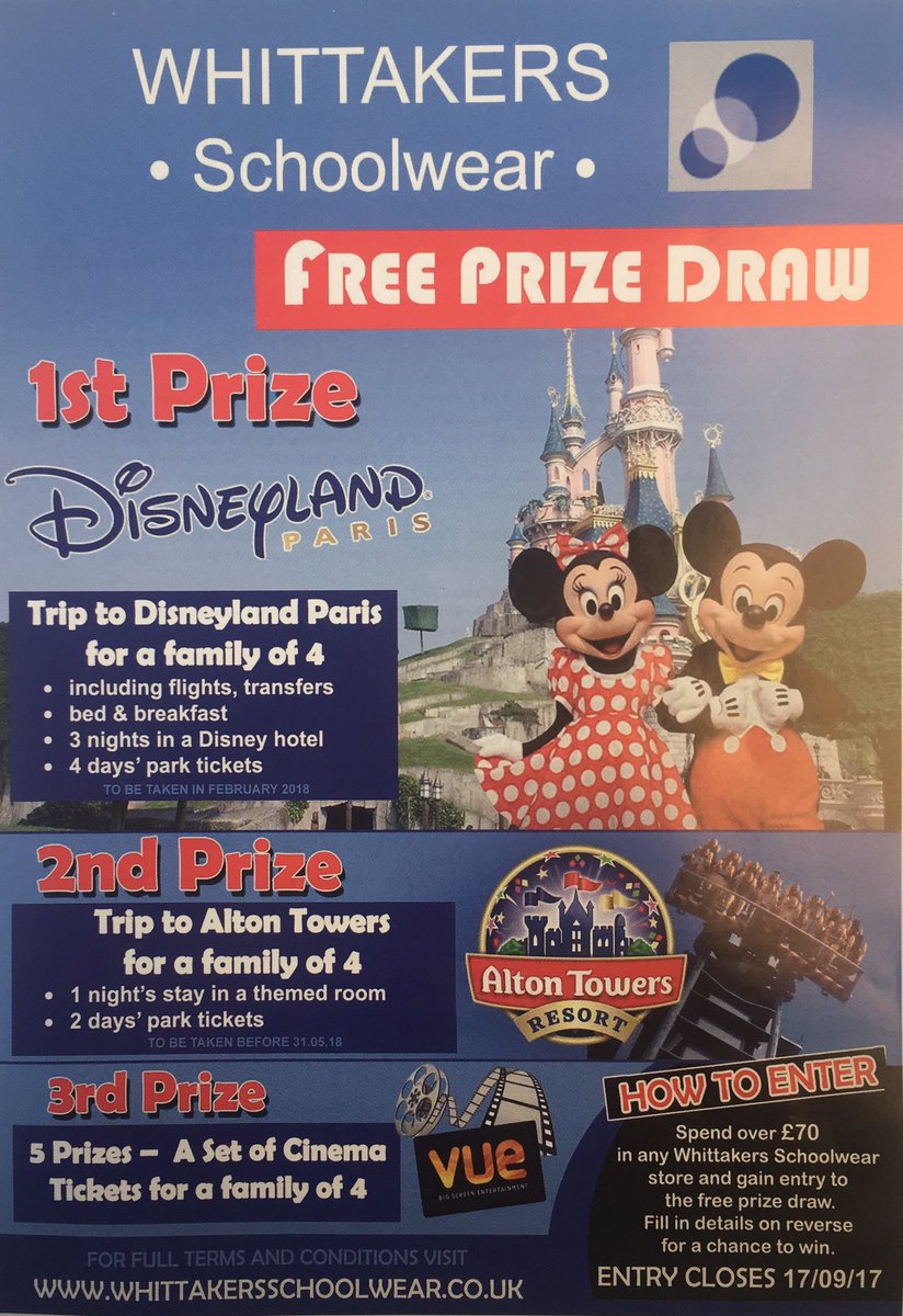 WhittakersShop's tweet photo. ITS BACK BY POPULAR DEMAND! DISNEY FREE PRIZE DRAW! check out our Facebook and in store for more details! https://t.co/EiqESmxJVx