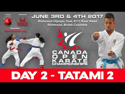 KarateHQ's tweet photo. #karate Canada Open Karate Championships - DAY 2 - Tatami 2 - https://t.co/QF502dZxgj #RT #Retweet https://t.co/4qSTA6QDCT