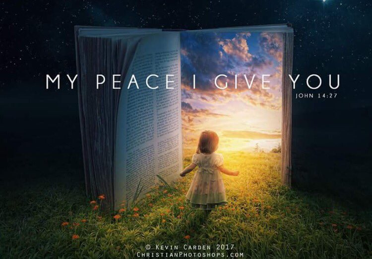doucefeline's tweet photo. 🌤R&amp;S✨

Peace I leave with u
My peace I give un2 u
Not as d world giveth,give I un2 u
Let NOT ur❤️b trbled,neither let it b afraid

🌈Jhn14:27 https://t.co/iSK5d52q4I