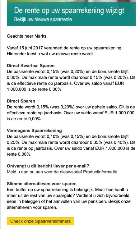 RobbertMarks's tweet image. Wederom #renteverlaging bij #ABNAmro op alle spaarrekeningen! #Overstappen of andere spaarvromen te overwegen? Óf nog meer spenden! ;-)