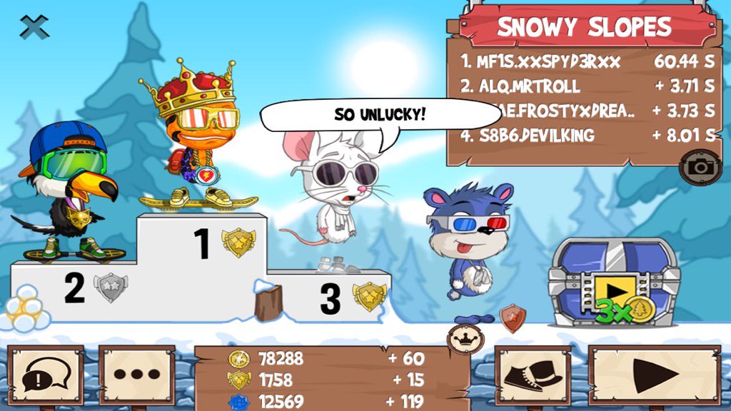 xxspyd3rxx11's tweet photo. Get on my level, son! #funrun2 #MrTroll #FROSTYXDREAMZZ #devilking https://t.co/NEd2mD07N7