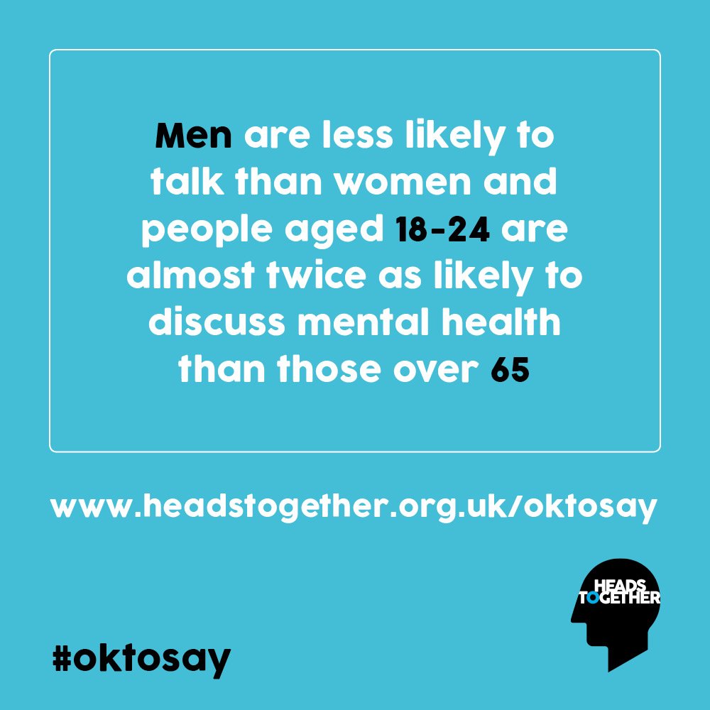 Help us show men of all ages that it's #oktosay 'i'm not coping'. #MensHealthWeek
