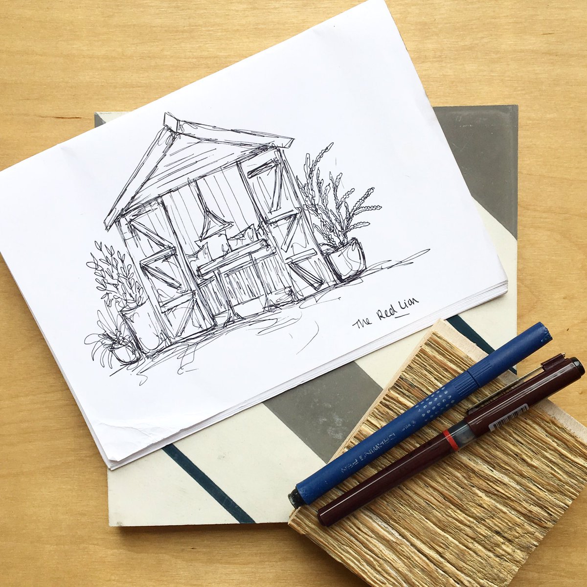 focusdesignltd's tweet photo. Monday Morning sketching. #monday #mondaymotivation #interiordesign https://t.co/zB9YNEoSBw