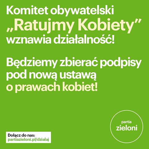 Zieloni's tweet photo. Dziś pierwsze spotkanie nowego komitetu @RatujmyKobiety. Znów złożymy projekt ustawy o prawach kobiet! https://t.co/Rg6wpuPG96