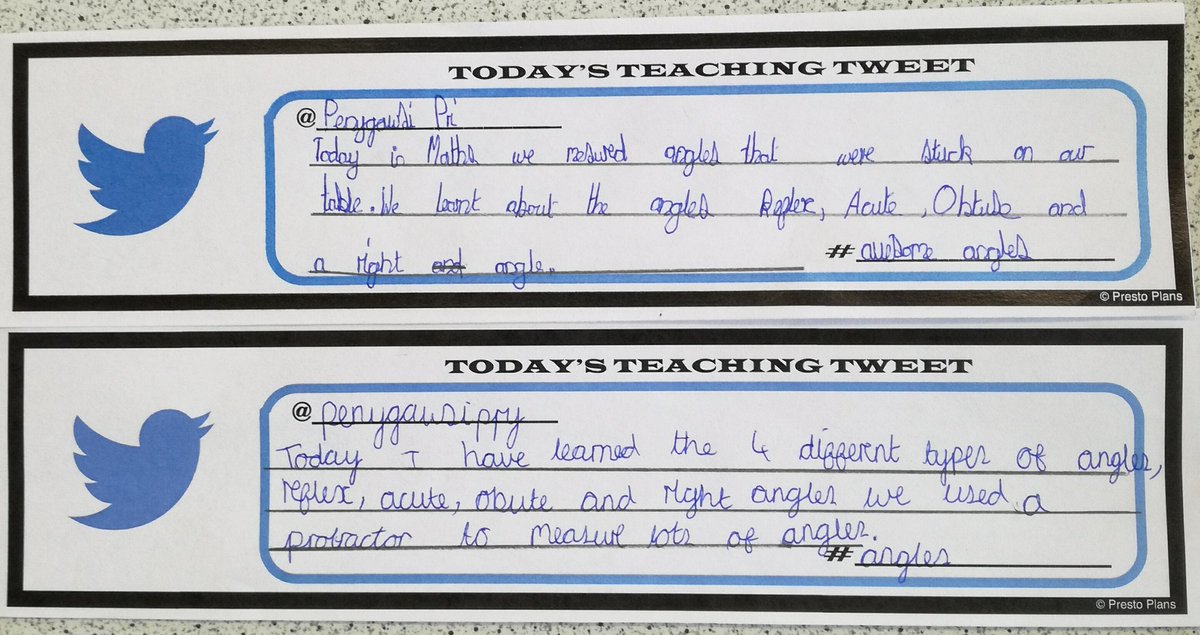 PenygawsiPri's tweet photo. Year 4 and 5 showing what they understand about angles now that they didn't at the start of the lesson #anglefun https://t.co/24nkABzP0b