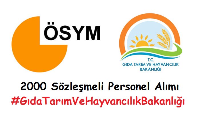 <a href="/OSYMbaskanligi/">ÖSYM</a> #GıdaTarımVeHayvancılıkBakanlığı ilanının açıklanmasını bekliyoruz. <a href="/farukcelikcomtr/">Faruk Çelik</a> <a href="/NusretYazici/">Doç. Dr. Nusret Yazıcı</a> @tarimiletisim #GTHB20BİN
