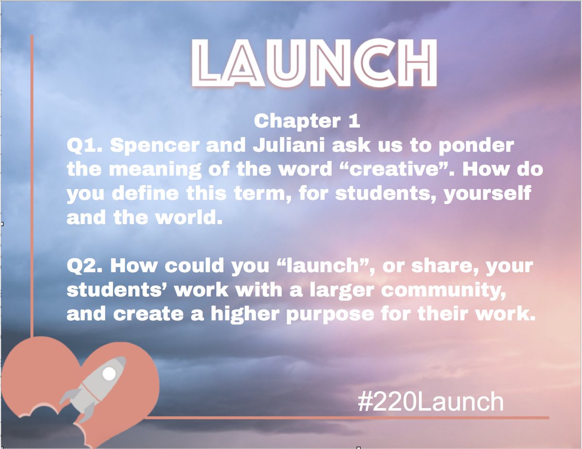 gonkadaniel's tweet photo. And so our Slow Chat begins! I can't wait to discuss with such thoughtful educators. #220Launch #brosereads https://t.co/vGURBddVJU
