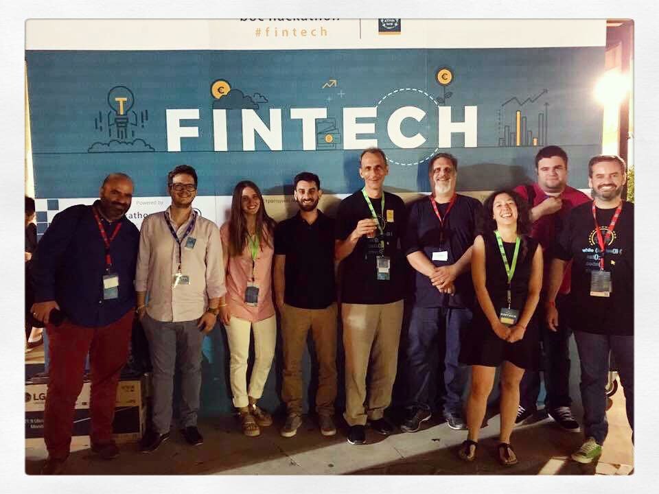psalidas's tweet photo. Amazing @crowdpolicy team ! #bochackathon #cyprus #fintech #team https://t.co/9dNq9Xardm