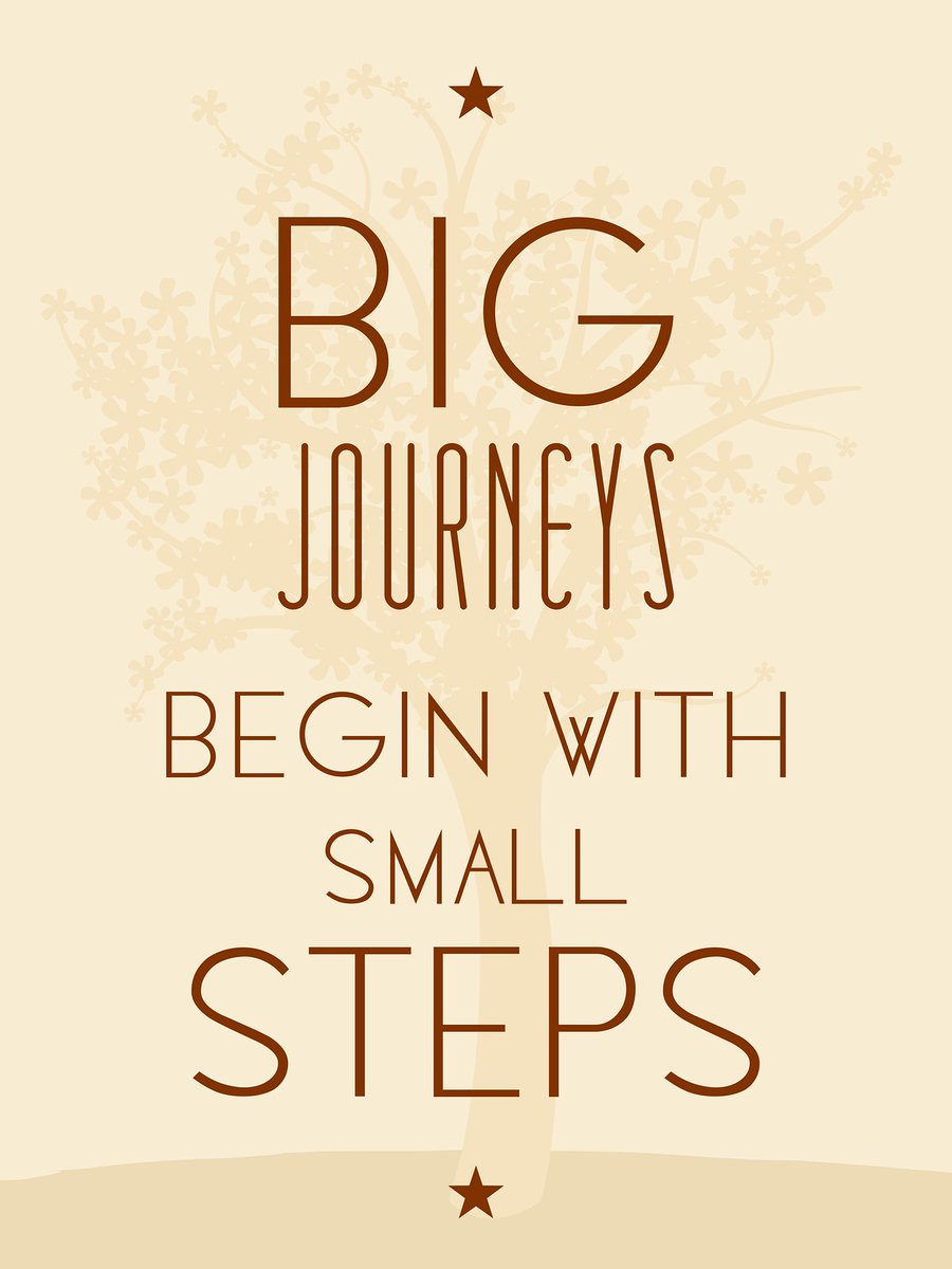 ChristmasMiller's tweet photo. Change starts with one small step. Fulfillment begins when you continue.
#change #pathtofulfillment #fulfillment #smallsteps #bigjourneys https://t.co/RSHbFFWGwq