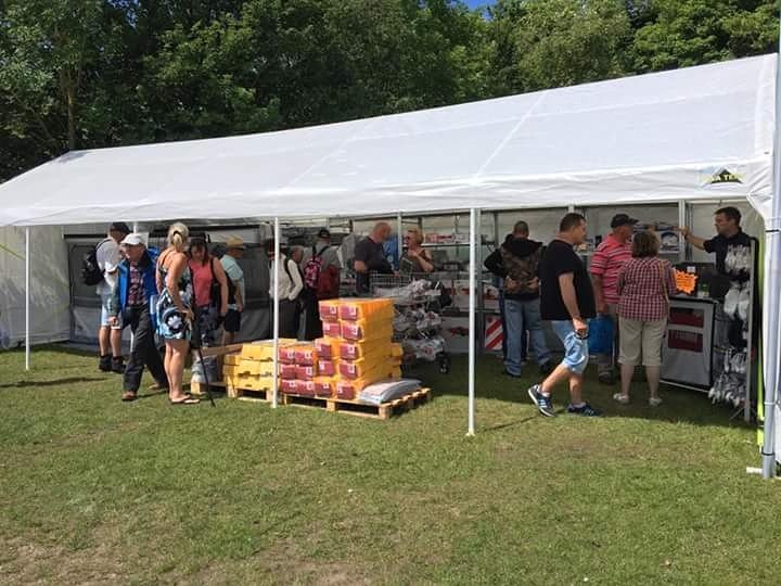 JohnsCrossMotor's tweet photo. #fiamma flag flying high this weekend. Thanks to everyone who came down and visited us #show #camping #motorhome #caravan #fiammacare https://t.co/NU5SBSv9V8