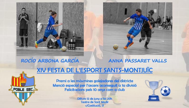 AFPobleSec's tweet photo. El club assistirà avui a la XIV Festa de l'Esport de #Sants #Montjuïc 
https://t.co/phdsiqUyNi https://t.co/wfhvHG6TNH