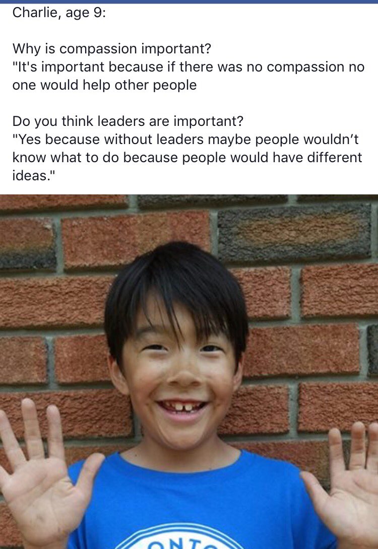 JCIStCatharines's tweet photo. This past weekend @MatSiscoe involved children in his #CompassionateSTC campaign - here are some of their thoughts on #CompassionateKidsSTC https://t.co/fXMTZXz1cX