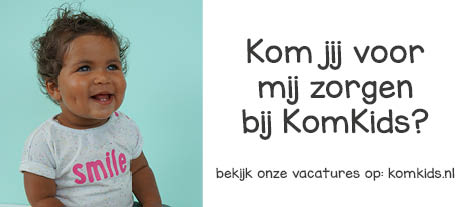 Zoek je 'n leuke baan in de kinderopvang? Kom as woensdag tussen 15.30-17u naar de KomKids sollicitatiemiddag. Info: bit.ly/KKVacatures