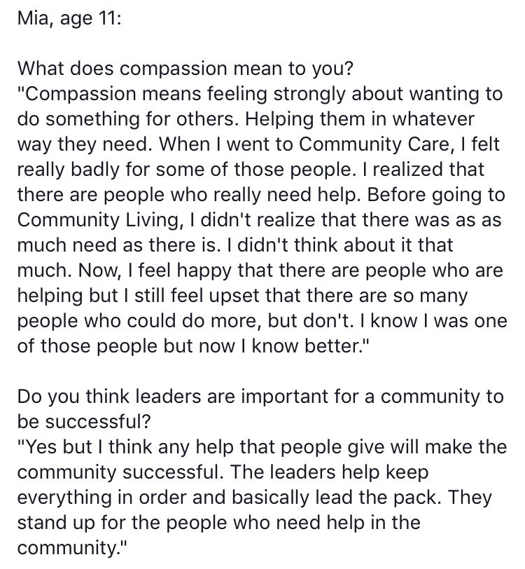JCIStCatharines's tweet photo. Read what Mia had to say during the @JCIStCatharines #CompassionateKidsSTC weekend run by @MatSiscoe June #CompassionateSTC ambassador. https://t.co/O9hU9FcM24