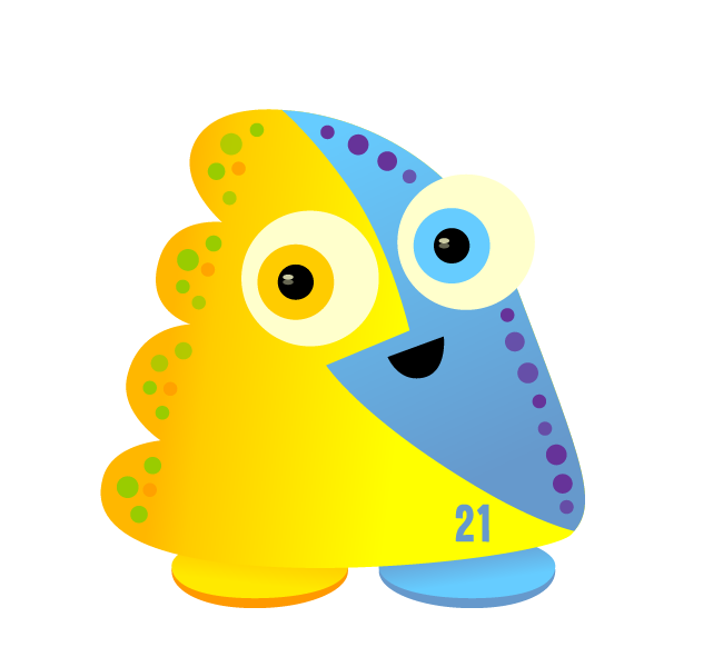 KeyStageFun's tweet photo. "Squeeble of the Week" this week is Bumps - a happy Squeeble who lives in a house made from an old fishing boat. #squeebles #edtech https://t.co/dD1gsNfqJf