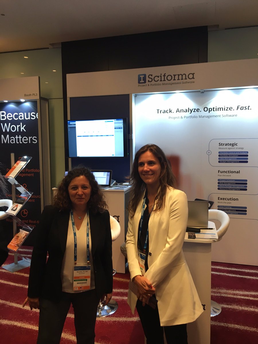 Meet us on Sciforma's booth #GartnerPPM Summit #London <a href="/valeriezeller/">Valerie Zeller</a> <a href="/FlorenceCoustes/">Florence Coustès</a>