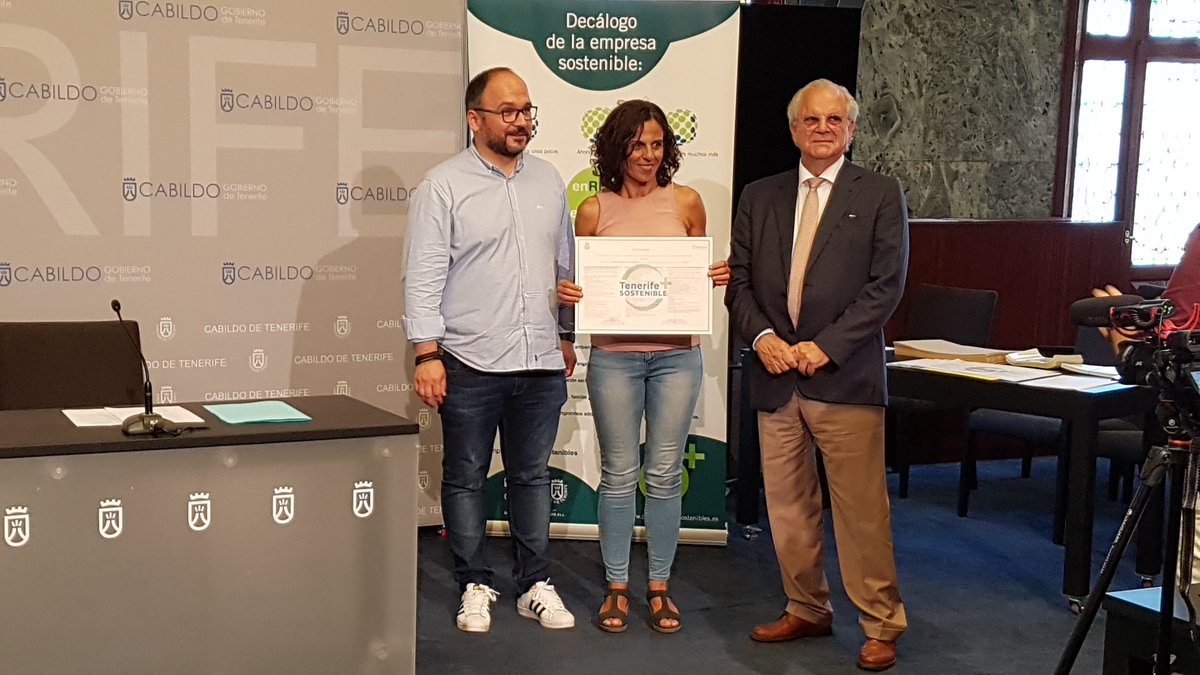 ♻ Empresas que renuevan su compromiso con la #sostenibilidad #EmpresaSostenibleTF 2017. Enhorabuena.