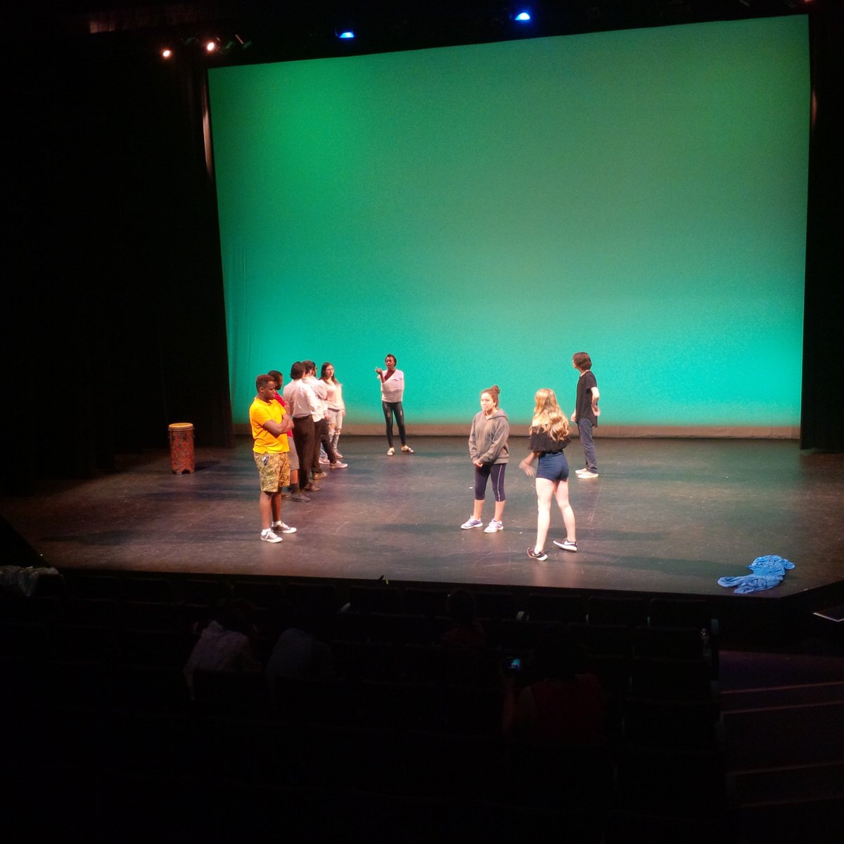 Rehearsing tmro's Arts Co-op show at @YPTToronto June 13th 7pm <a href="/TDSB_TL/">Teaching & Learning</a> <a href="/tdsb/">Toronto District School Board</a> partnering w <a href="/AEC_TDSB/">Aboriginal Education</a> #waterstories