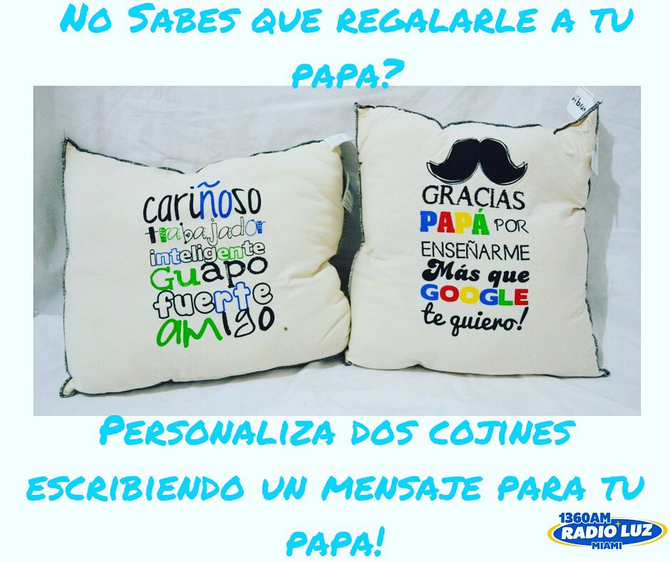 RadioLuzMiami's tweet photo. Celebra el Día de los Padres! #1360am #diadelospadres #ideascreativas #Familia https://t.co/QVqYqP7b8l
