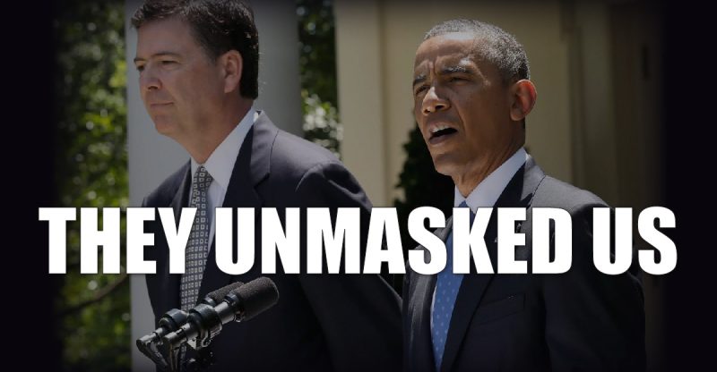 Comey and Obama UNMASKED 20 Million U.S. Citizens’ Bank Accounts