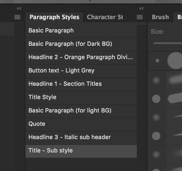 Dearest <a href="/Photoshop/">Adobe Photoshop</a>, Can you add the drag/reorder functionality to the paragraph styles, please? Sincerely, me (Jordan).