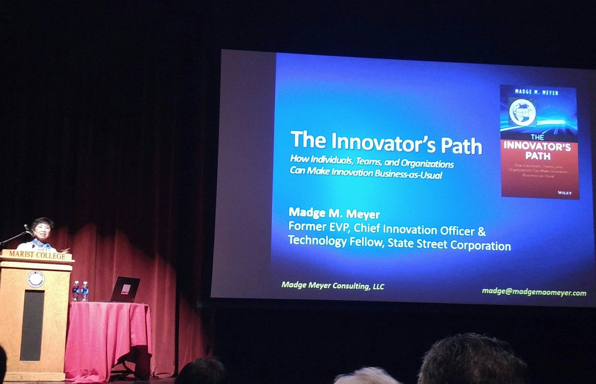 N2Mosher's tweet photo. Inspiring session with Madge Meyer #ECC2017 at Marist College. https://t.co/0tu04xlOHn