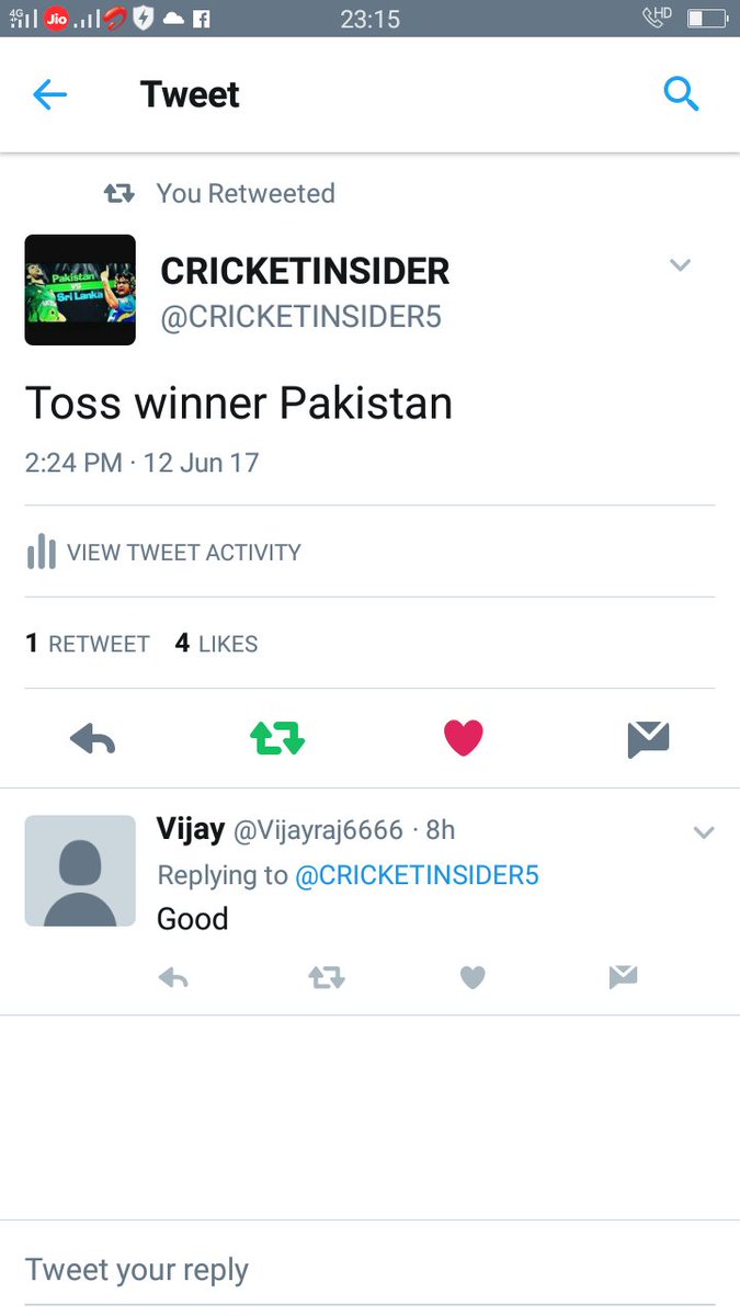 CRICKETINSIDER5's tweet photo. Sorry bro my session loss but we love predict because this is my passion https://t.co/EI21KvQOpu