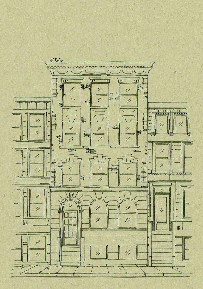 Used my #axidraw to plot out a sketch of my apartment on some recycled paper. Best toy ever.
