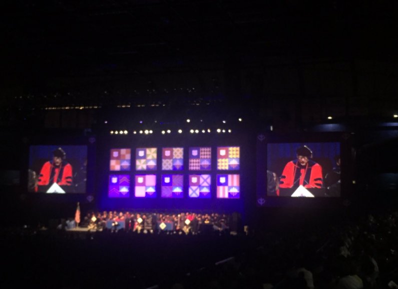 profpjm's tweet photo. commencement #DePaulGrad2017 was awesome again this year @driehausbus @DePaulU https://t.co/obVyrxfgnl