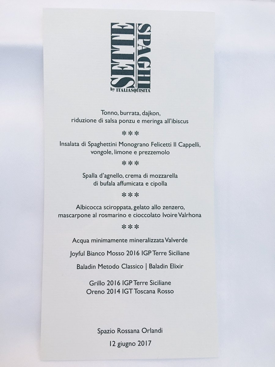 Ready!! Che la 2a cena di #7spaghi abbia inizio 😎 ( Resistiamo a 35 gradi con il metodo classico di <a href="/BirraBaladin/">Birra Baladin</a> 😏