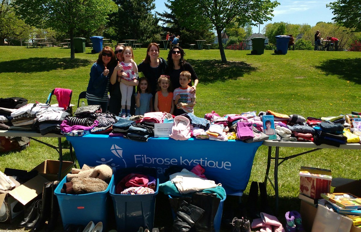 FKQuebec's tweet photo. Merci à Cindy Joly, maman de Claudia (FK) qui a organisé le 20 mai une vente de garage! 530$ ont été remis pour la cause! #unmondesansFK https://t.co/wWu9iGsfLv