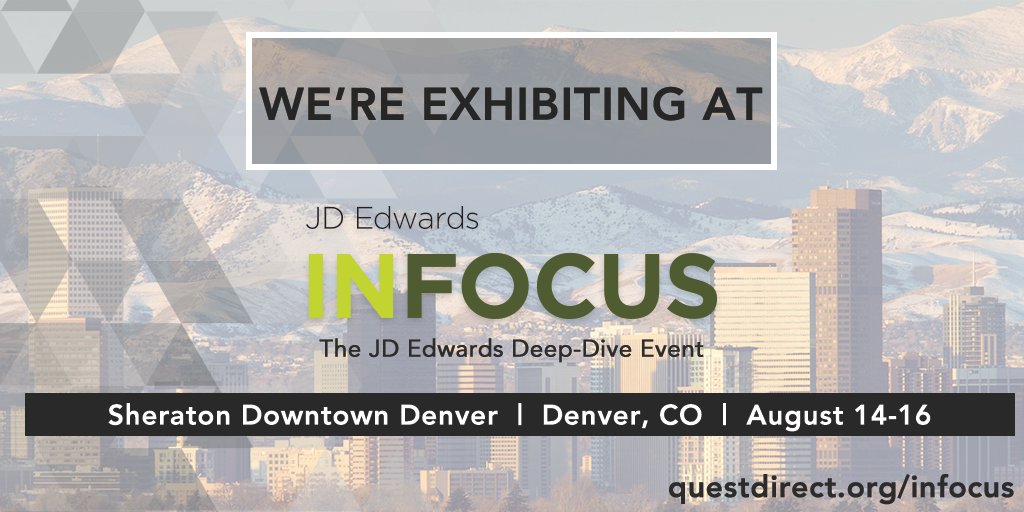 syntax_systems's tweet photo. Build and grow your network with 100s of @OracleJDEdwards users like U! #JDEINFOCUS Booth 205! #Skills 4 the E1 Biz/Tech Analyst https://t.co/YQ8YQSnKfv